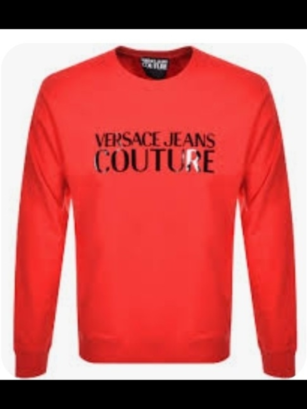 Versace Metallic Logo Crewneck Sweatshirt